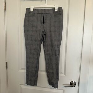 Gray Checkered Women’s Pants